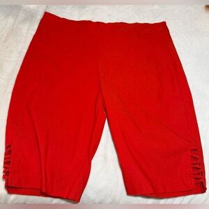 Jenna Rose red shorts. Sz 3X
